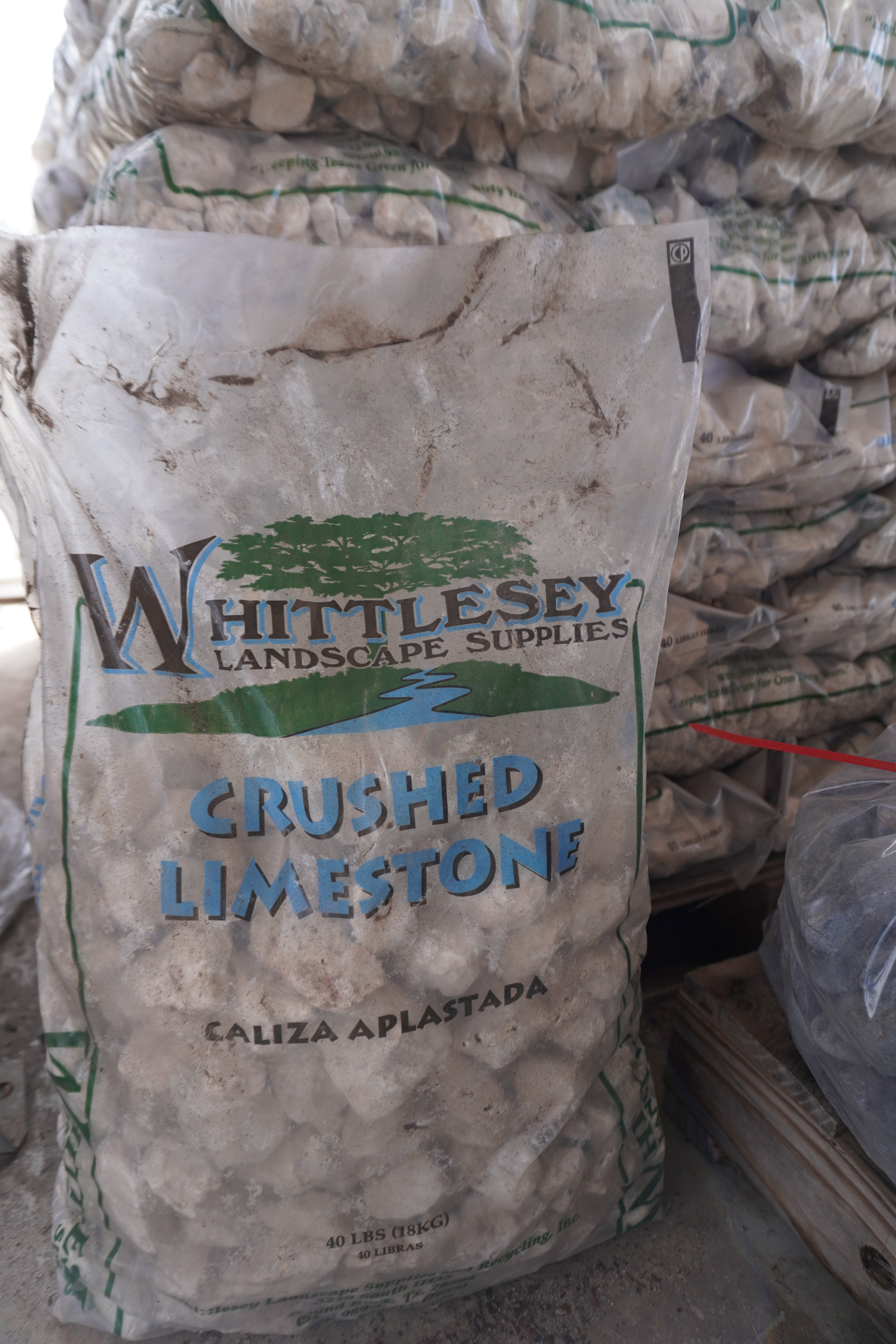 Crushed Limestone Bag