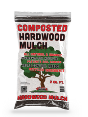 Brown Composted Hardwood Mulch Bag