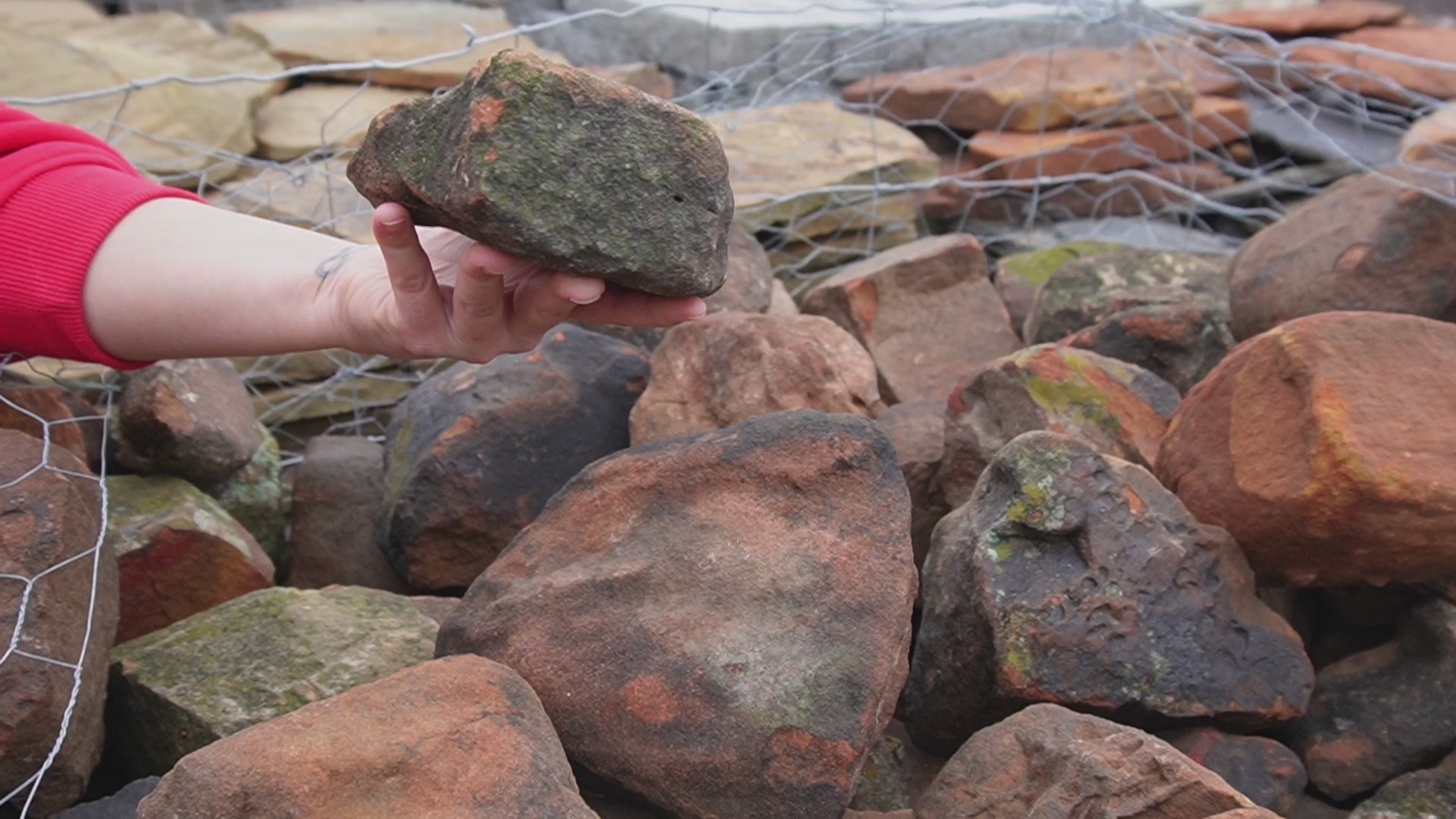 Load video: Moss Rock Small Boulders